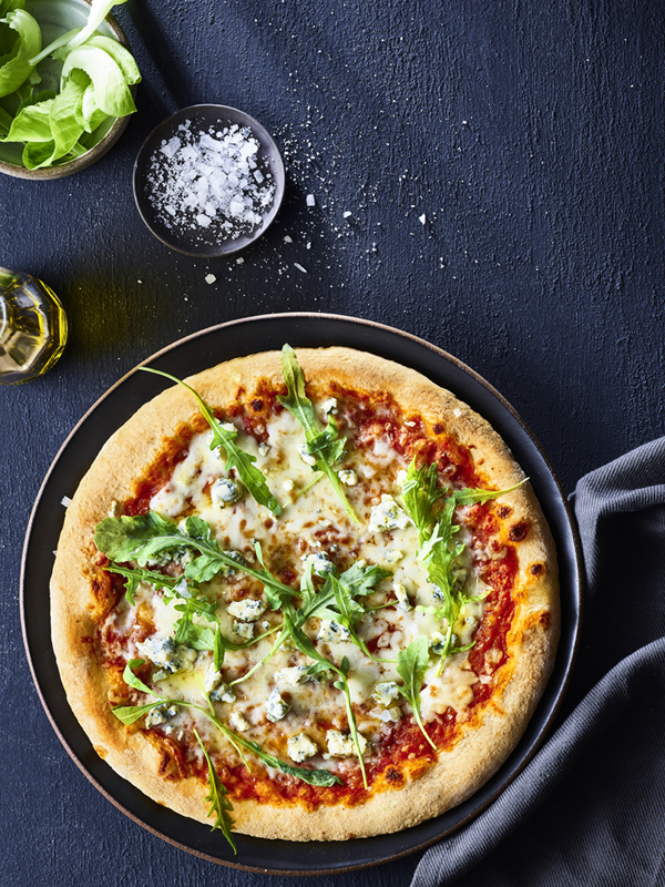 Blue Cheese and Rocket Pizza Recipe