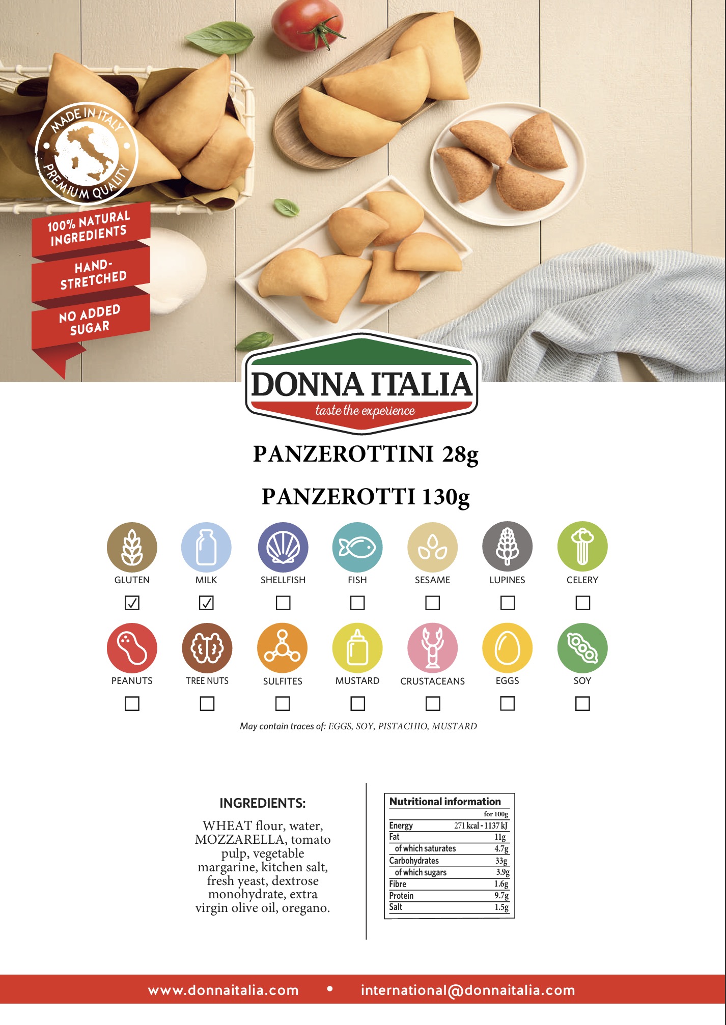 Panzerotti Allergens